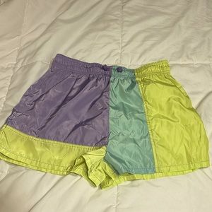 Multi color shorts